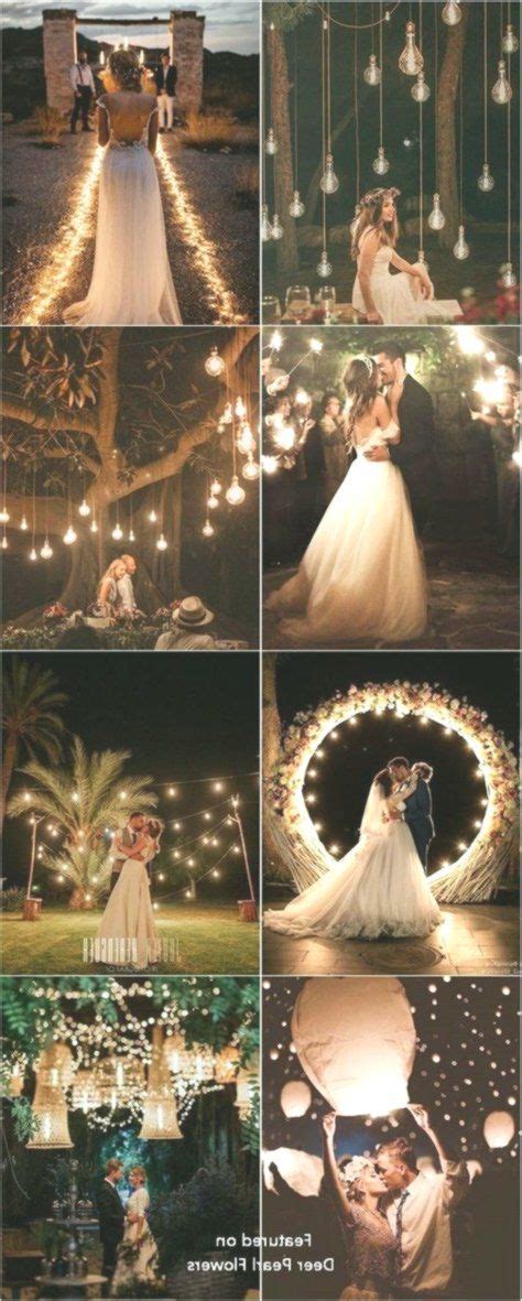 Top 20 Must See Night Wedding Photos With Lights Night Time Wedding