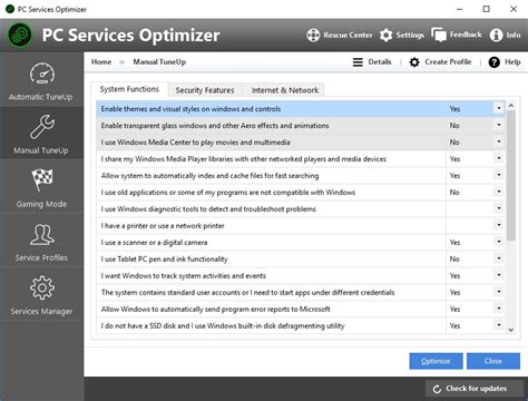 Pc Services Optimizer Latest Version Get Best Windows Software