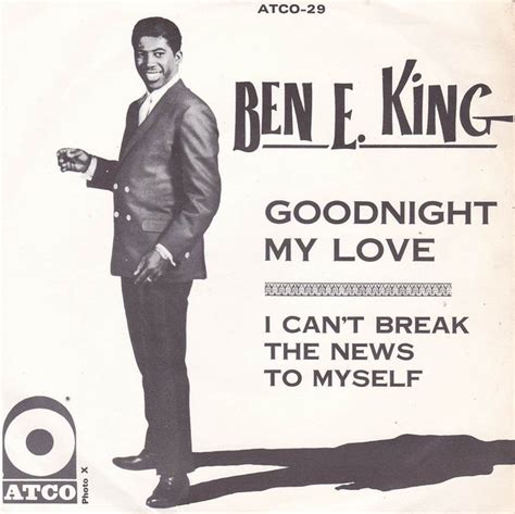 Ben E King Goodnight My Love 1965 Vinyl Discogs