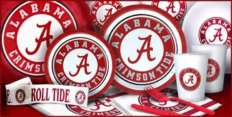 Alabama Crimson Tide Party Supplies Party City Alabama Crimson Tide