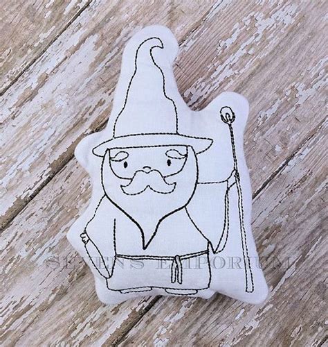 Wizard In The Hoop Doodle It Machine Embroidery Design Etsy Machine