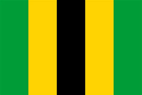 Jamaica Flag Color Palette
