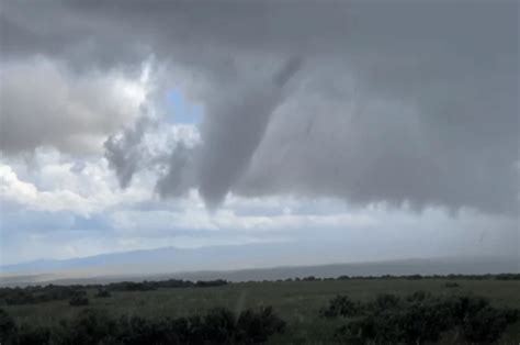 Watch Funnel Cloud Tries To Touch Down Near Worland