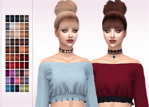 Simplymoonlix Charlotte Hair Retexture At Frost Sims 4 Sims 4 Updates