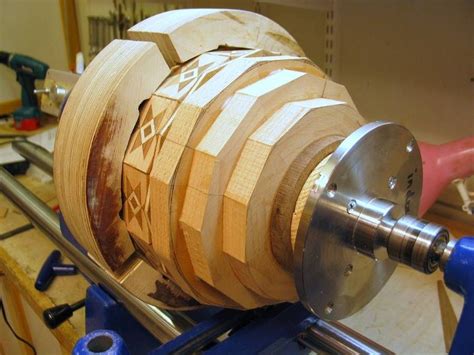 Turning A Segmented Bowl Wood Turning Projects Wood Turning Lathe