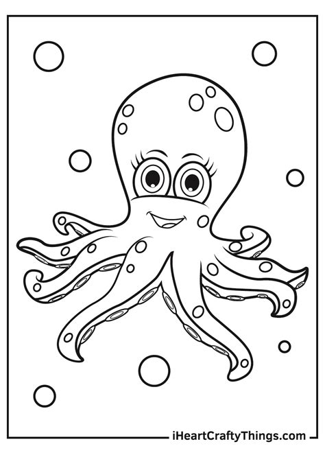 Octopus Coloring Pages Home Design Ideas