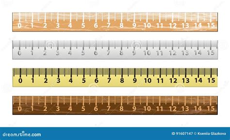 Ruler 400 Centimeter Measurement Tool In Cm Calibration Grid Royalty