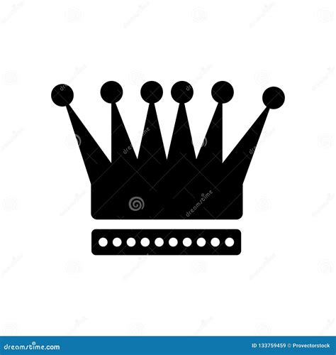 King Crown Icon Vector Sign And Symbol Isolated On White Background