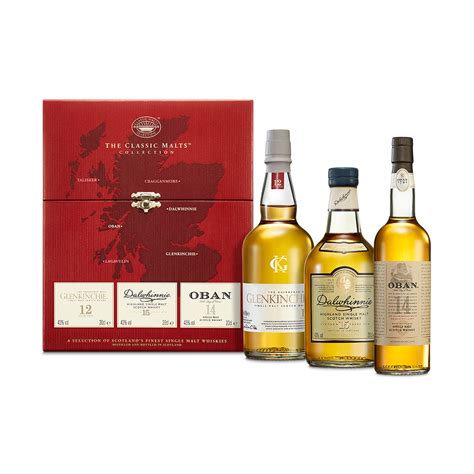 The Whisky Classic Malts Gentle Collection T Pack 3x20cl