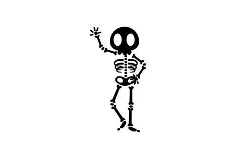 Halloween Skeleton Vector Black Graphic By 1riaspengantin · Creative