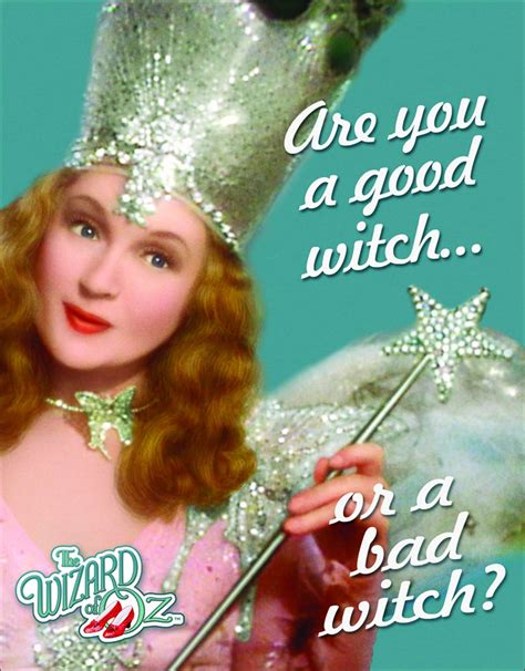 Buy Wizard Of Oz Glinda Are You A Good Witch Or A Bad Witch Tin Sign