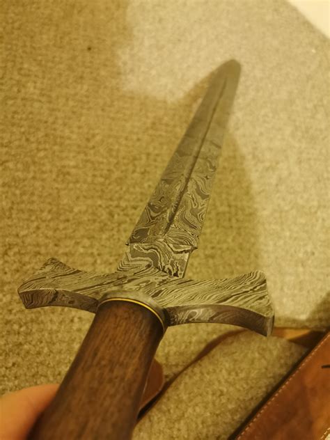 My Hand Forged Damascus Steel Sword Probably Lame But I Love It R