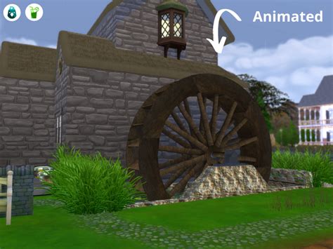 Functional Watermill The Sims 4 Mods Curseforge
