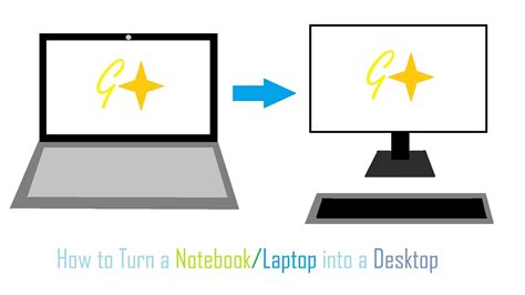 How To Turn A Notebooklaptop Into A Desktop Youtube
