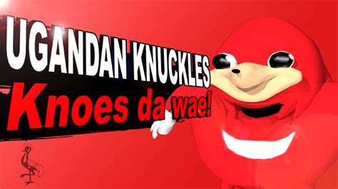 #i wasted 2 hours of my time doing this #i thought it would be fun to animate #ugandan knuckles #ugandian knuckles. Ugandan Knuckles 3DS V1.1 Super Smash Bros. (3DS) [Skin ...