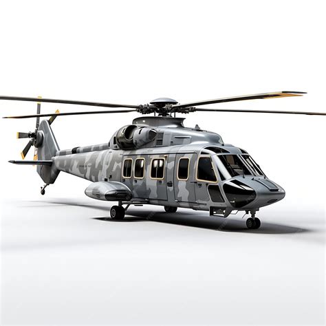 Premium Ai Image Isolated Helicopter Gunship Aircraft Chin Turret