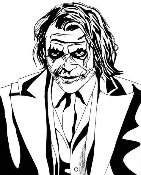 List 97 Background Images Joker Drawing Black And White Excellent