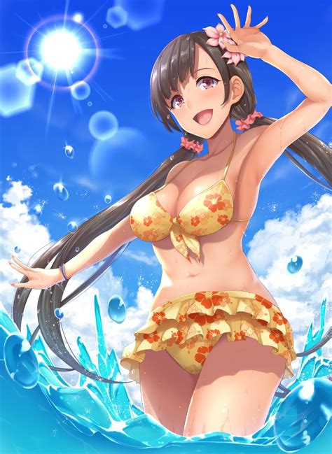 Tachibana Omina Original Commentary Request 1girl Armpits Bikini