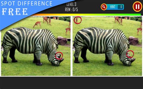 Find The Difference 50 Level Spot Difference App On Amazon Appstore