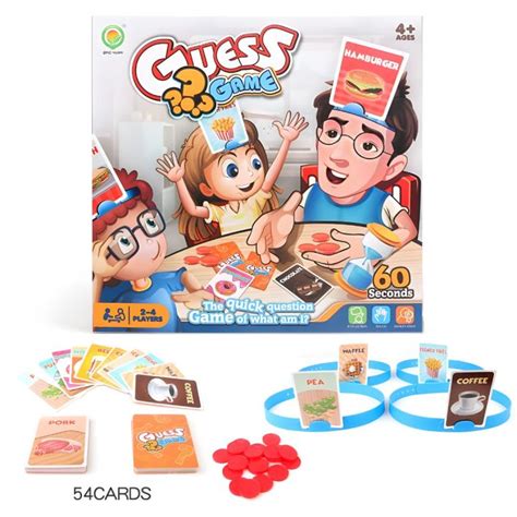 Guess Game Quick Question Picture Guessing Board Game Interaction