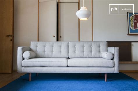 Verkaufen hier ein schönes dreisitzer sofa von knoll in sehr gutem zustand. Dreisitzer Sofa Silkeborg - Geometrisches Design | pib