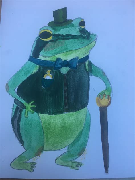 A Distinguished Gentlemanfrog That I Painted Rfrogs