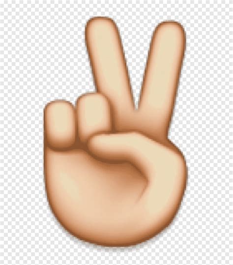 Peace Signage Emoji Peace Symbols Emoticon Smiley Hand Hand Sign