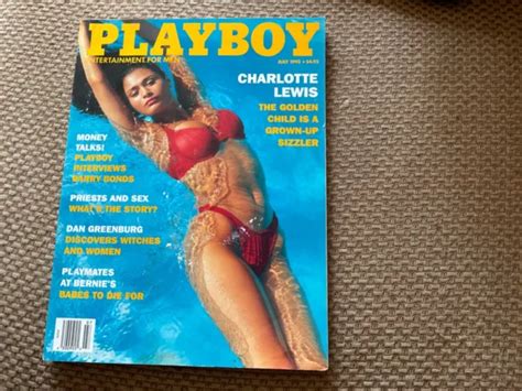 Vintage Playboy Magazine July Vg Charlotte Lewis Leisa Sheridan