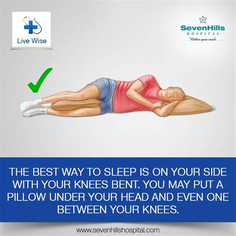The Best Way To Sleep Is On Your Side With Your Knees Bent You May Put