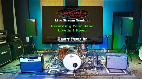 Recording Your Band Live In 1 Room Youtube