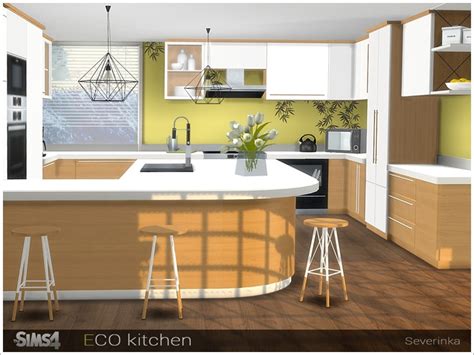 21 Sims 4 Kitchen Set Cc Background