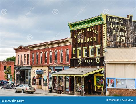 Silver Dollar Saloon Leadville Co Editorial Photo Image Of