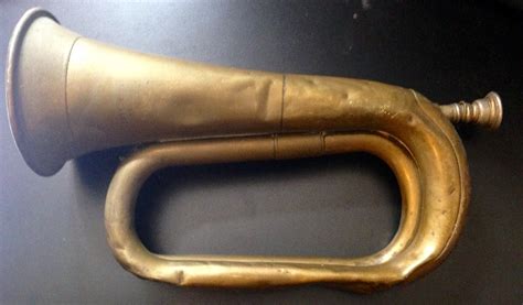 Antique Vintage Boosey And Hawkes London Brass 11 Inch Military Bugle