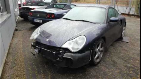 Unfall Porsche 911 996 Turbo Crash Accident Youtube