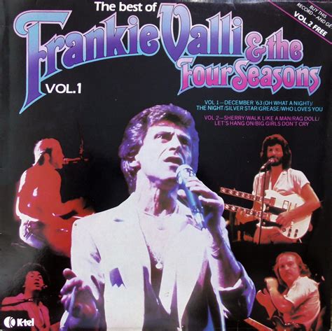Frankie Valli And The Four Seasons ‎ The Best Of Frankie Valli And The