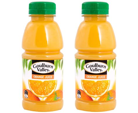 2 X Goulburn Valley Orange Juice 350ml Au