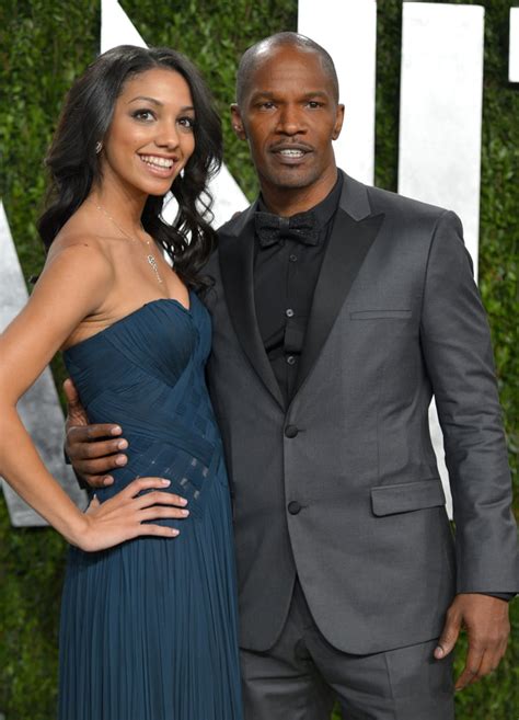 Jamie Foxx And Corinne Bishop Celebrity Couples At The Oscars 2013