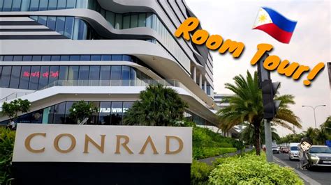 Conrad Hotel Deluxe Bay View Room Tour In Pasay Manila Philippines