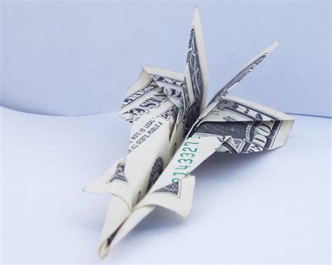 Dollar Bill Origami Airplanejet