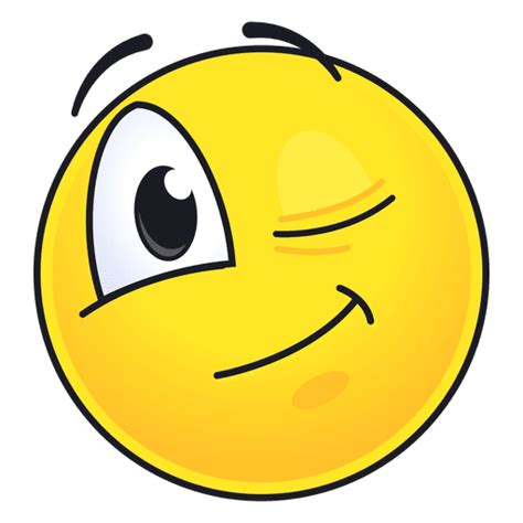 Cute Winking Emoticon Transparent Png Svg Vector File