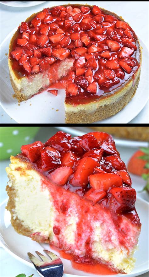 strawberry cheesecake [video] recipe [video] desserts cheesecake recipes strawberry cheesecake