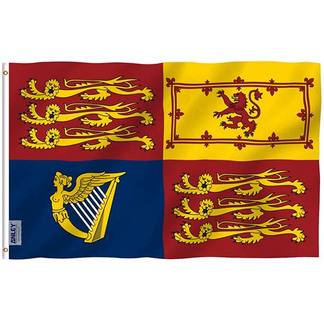 Anley Fly Breeze 3x5 Foot United Kingdom Royal Standard Flag Canvas