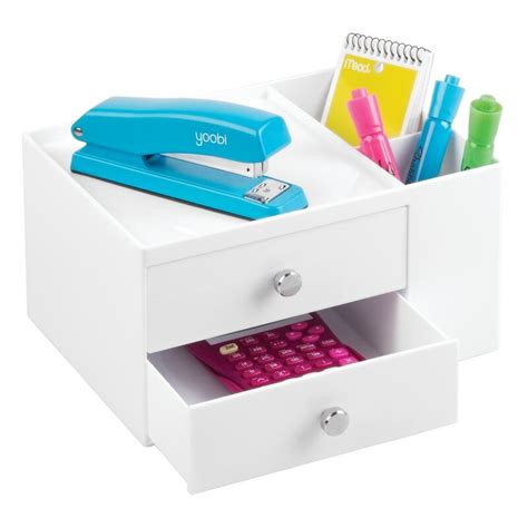 Shop for pencil drawer organizers online at target. InterDesign 2 Drawer Storage Box and Pencil Cup Organizer ...