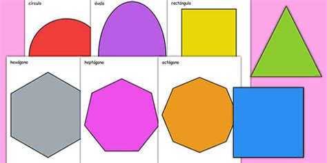 Formas geométricas 2D para recortar professor feito