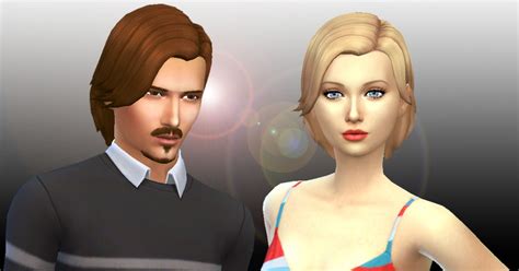 My Sims 4 Blog Mid Side And Medium Curly Hair Conversion For Males And