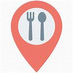 Icon Takeaway Restaurant Map Location Key Place