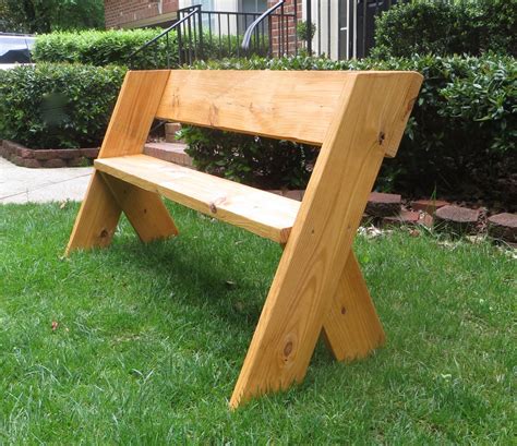 The plans for this potting bench are said to be totally free too. The Project Lady: DIY Tutorial - $16 Simple Outdoor Wood Bench