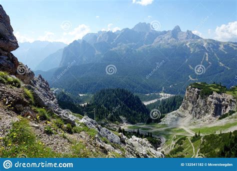 Dolomites Italy Mountains In Summer Stock Photo Image