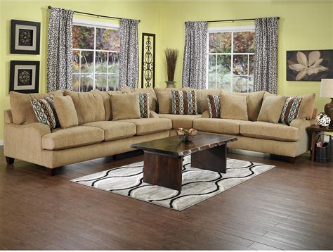Putty Chenille Sectional Beige The Brick