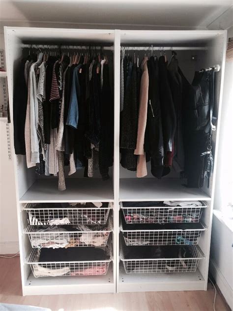 Then add komplement interior organisers to put every bit of space inside to use. IKEA PAX 2 wardrobe frame, white, 150 x 58 x 201 cm | in ...